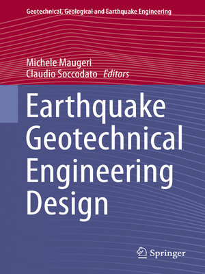 cover image of Earthquake Geotechnical Engineering Design